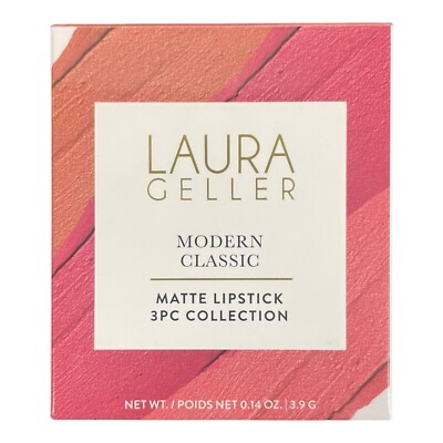 Laura Geller modern classic matte lipstick 3 pc collection ( Choose Colors)