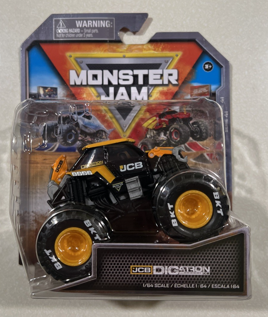 NEW 2025 Spin Master Monster Jam Series 41 JCB DigAtron Monster