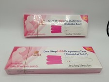 Lot Of 3 ONE STEP Pregnancy Test Total Of 9 Tests "Colloidal Gold" NEW