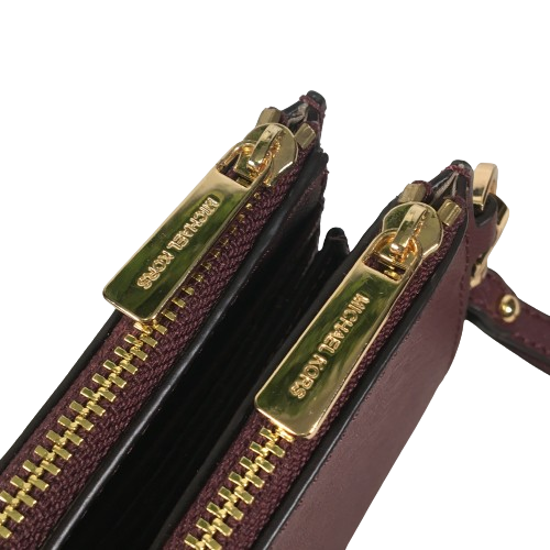 Michael Kors Jet Set Travel Double Zip Tech Phone Case Wallet Wristlet