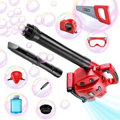 Bubble Leaf Blower for Toddlers - SMILESSKIDDO Upgrade Kids Bubble Machine wi...