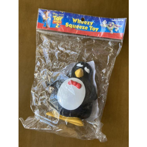 Disney Pixar Toy Story 2 Wheezy Soft Vinyl Figure Penguin Squeeze