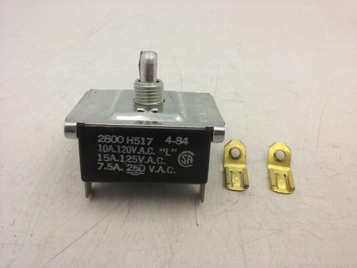 ARK-LES 2800-H517 ROTARY SWITCH 10A-120VAC 15A-125VAC 7.5A 250VAC