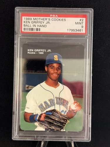 1989 Ken Griffey Jr. Rookie Card Mothers Cookies #2 PSA 9