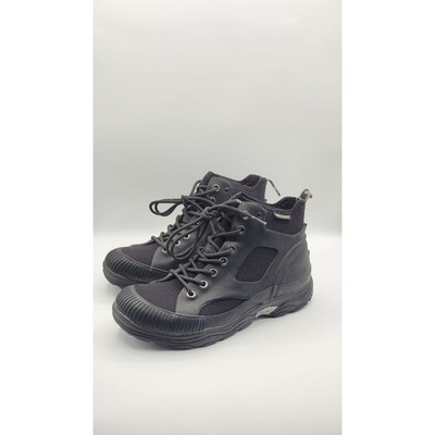 Bogs Jamison Waterproof Boots Mens 11 Black Rubber Neoprene Lace Up Hiking