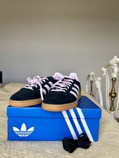 Tenis Adidas Balonmano Spezial Negro Rosa Gamuza Usados por 20 Mines Talla 7