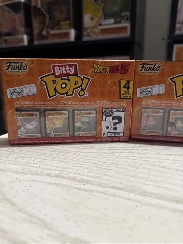 Bitty POP! Dragon Ball Z – Complete 4 Box Set (Sealed w/ Mystery) Funko Pop
