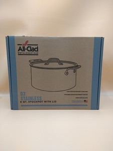 All-Clad 4508  8-Quart Cookware Stainless Steel NEW!!!