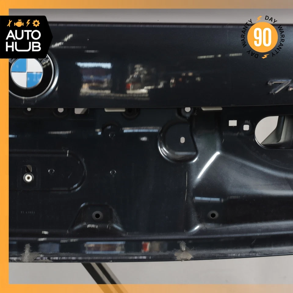 Conjunto de panel de tapa de maletero gris 16-22 BMW G12 740Li 750i 41009481034 OEM Foto 3 de 4
