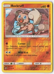 Rockruff 73/145 Guardians Rising Reverse Holo