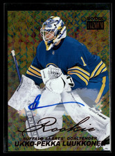 2021-22 Skybox Metal Universe Premium Rookie AUTO Ukko-Pekka Luukkonen