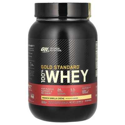 Gold Standard  100% Whey, French Vanilla Creme, 2 lb (907 g)