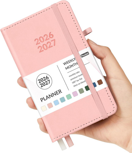 Forvencer Pocket Planner 2026-2027, Weekly Monthly Planners for Purse, 3.5" X 6"