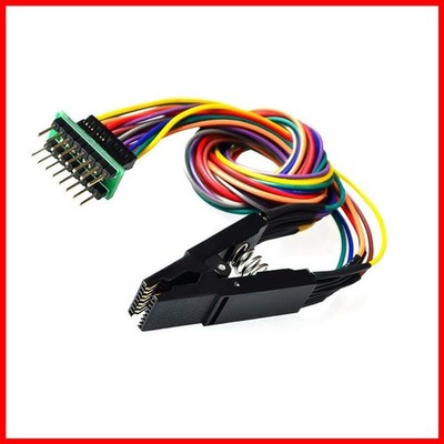 Acxico 1Pcs SOP16 IC Test Clip SOP SOIC 16 Pin IC Test Clamp Sop16 Dip8 Flash
