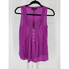 41Hawthorn Women's Scoop Neck Sleeveless Purple Top Size XS