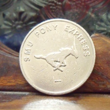 SMU PONY EXPRESS TOKEN  SOUTHERN METHODIST UNIVERSITY DALLAS TX.