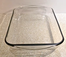 Large Clear Glass Rectangular Baking Dish 9x13 3 QT