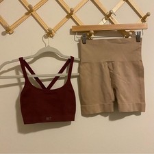 Set Active Mismatched Sports Bra and Shorts size Small