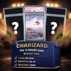 Charizard PSA 10 Graded PKM Card Mystery Pack Trading Card Game