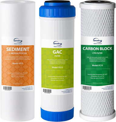 Ispring F3 NSF Certified 6-Month Prefilter Replacement Water Filter Cartridge Pa