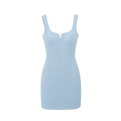 Elliatt Tropic Sleeveless Mini Dress Duck Egg Blue Size Small 