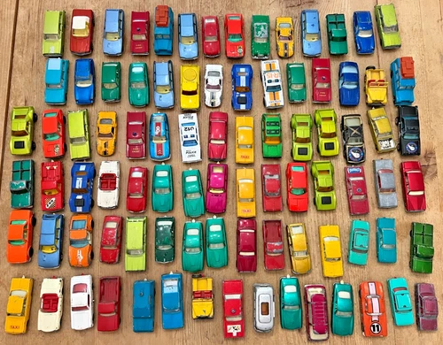 88 Vintage Matchbox Lesney CARS in Varying Condition
