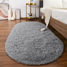 Fluffy Rugs for Bedroom, 2 Packs Shag Cute Area Rug for Girls and Kids Baby R...