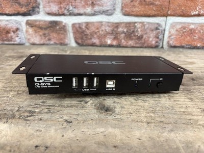 QSC Q-SYS I/O-USB Bridge AV-zu-USB Audio Video Conferencing Interface 667511