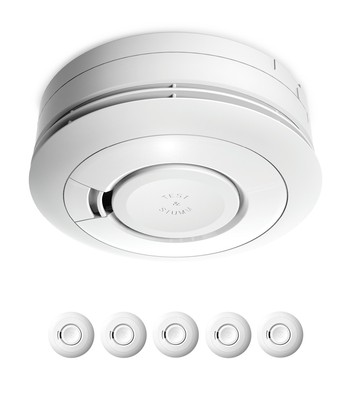 5x Ei Electronics Ei650 Rauchwarnmelder Rauchmelder mit 10 Jahres Batterie NEU