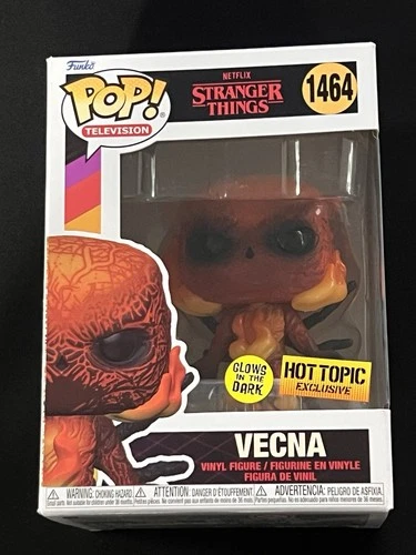 Funko POP! TV: Netflix Stranger Things 'Vecna' Glow In The Dark / Hot Topic 1464