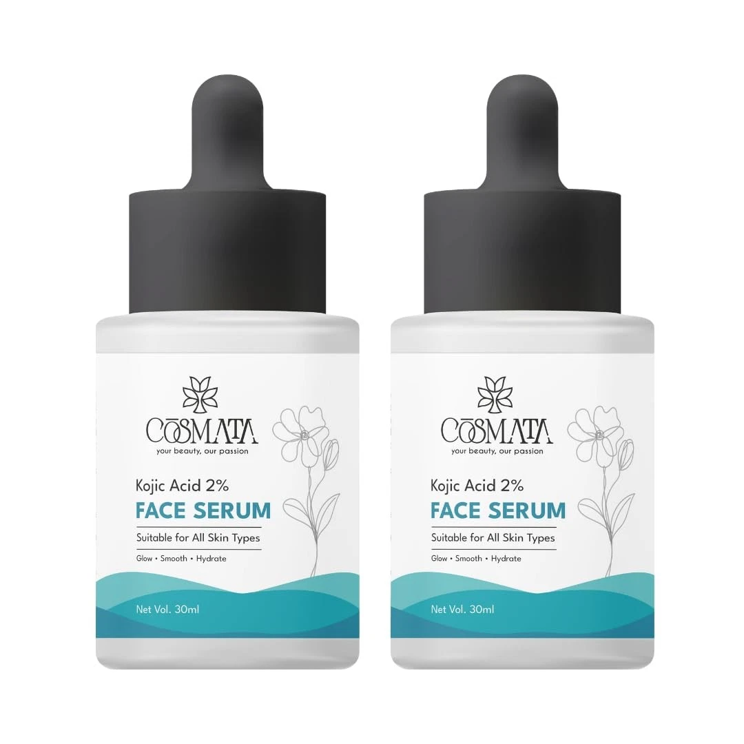 Cosmata Kojic Acid 2% Face Serum For Brightening Skin 30ml Each Set Of 2