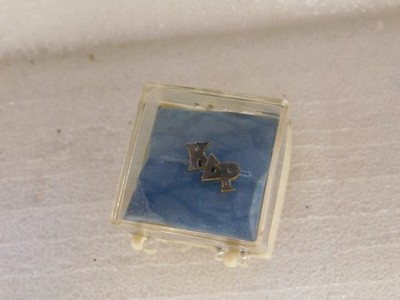 Gold Tone Kappa Delta Rho Fraternity Lapel Pin