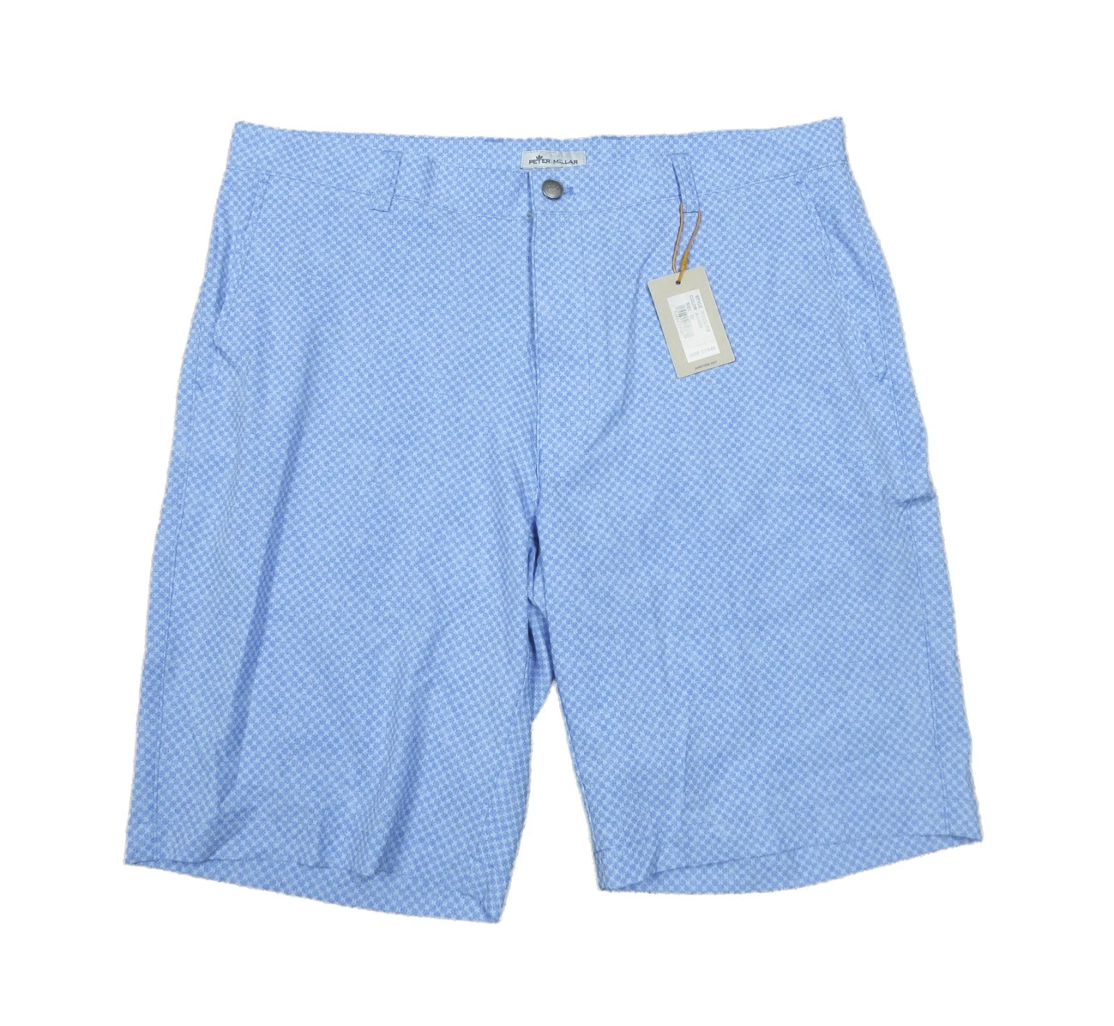 Peter Millar Amazon Blue Golf Shackleford Performance Hybrid Printed Shorts