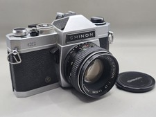 Chinon CS 35mm Film Camera & Chinon Auto 55mm 1.7 Lens