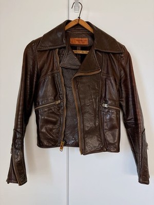 70s OSHWAKON leather riders jacket | eBay