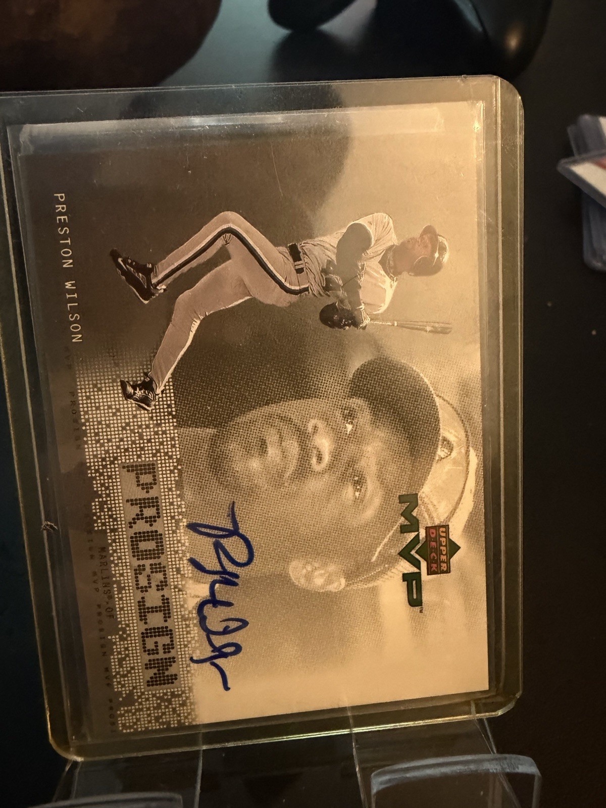 2000 Upper Deck MVP - Prosign Preston Wilson #PW (AU)
