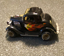 Matchbox 1934 Ford Coupe 164 Black Flames Diecast Car Loose Vintage 1999 Matchbox 1934 Ford Coupe 164 Black Flames Diecast Car Loose Vintage 1999