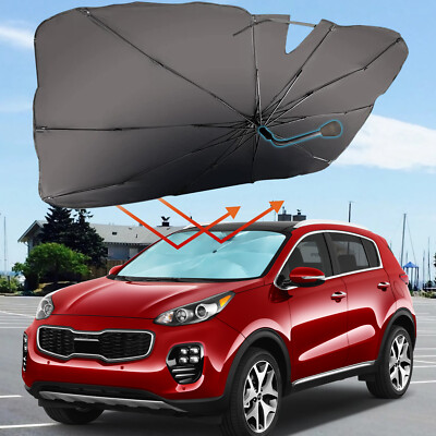  Auto Windschutzscheibe Frontscheibe Faltbar Sonnenschirm Sonnenschutz UV-Block