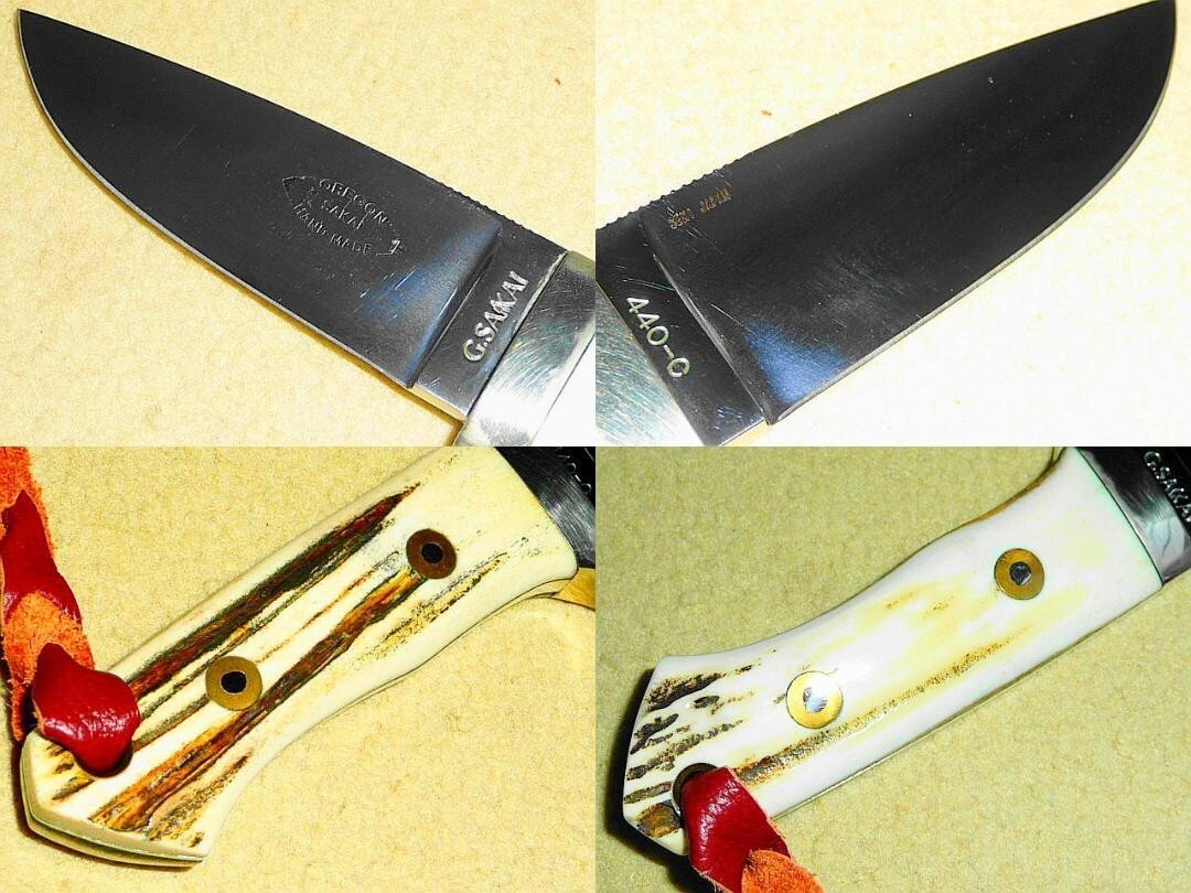 G.SAKAI 440-C Oregon Special Stag Hunter Knife NEW From Japan | eBay