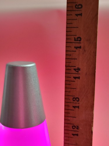 VIOLET PINK LAVA LAMP 14.5in tall - Picture 7 of 11