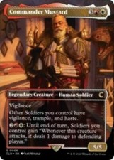 1 x Commander Mustard - Borderless - Ravnica: Clue Edition - LP - MTG