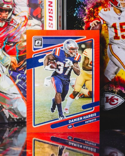 2021 Panini Donruss Optic Damien Harris #67 Red Prizm /99