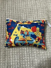 TURKISH AIRLINES ECONOMY CLASS CANVAS Toiletry Travel Bag AMENITY KIT **NEW**