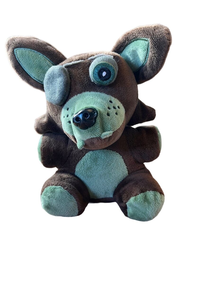 Five Nights At Freddys Phantom Foxy Green Brown Plush Stuffed Toy