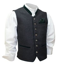 Weste Trachtenweste Loden Trachten Gilet Lodengilet Lodenweste Trachtengilet