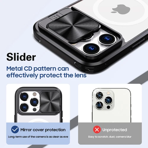 Für iPhone 16 Pro Max 14 15 11 Magnet Slide Kamera Linse Cover - - Bild 15 von 66