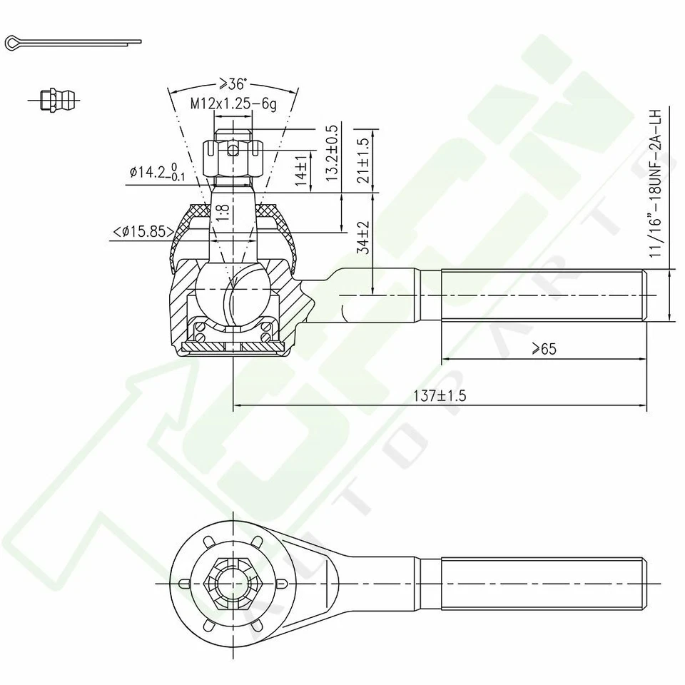 For 1991-2001 Jeep Cherokee 11Pcs Front Tie Rods Sway Bars Ball Joints Drag Link Foto 2 de 4