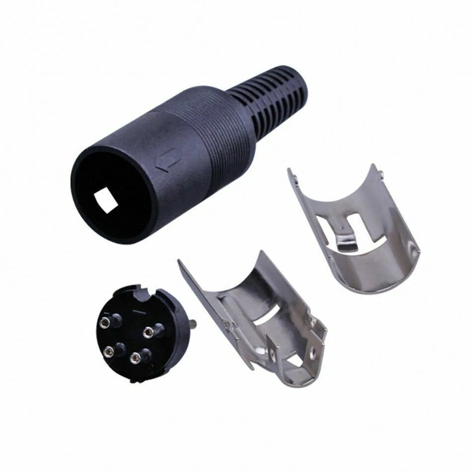 3 /4/ 5/ 6/ 7/ 8/ Pin Male / Female DIN Plug Socket Solder Terminals Connector - Image 2 of 4