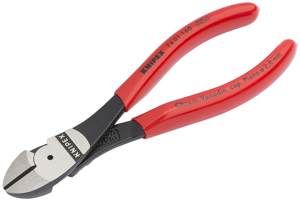 Knipex 74 01 140 High Leverage Diagonal Side Cutters 140mm 36032