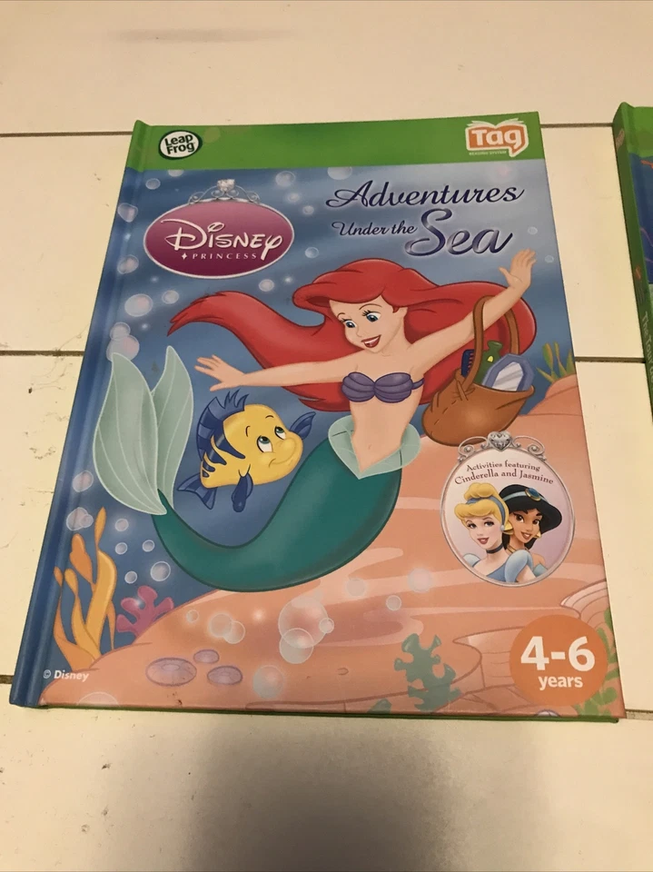 leapfrog tag SpongeBob Squarepants finding Nemo Disney princess Lot Sea Learning - Image 4 of 4